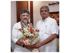 Karnataka CM Shivakumar congratulates BK Hariprasad on KPCC chief appointment