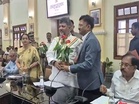 Karnataka CM DK Shivakumar holds first official cabinet meeting at Vidhana Soudha in Bengaluru