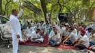 BKU (Charuni) farmers protest against proposed India-US trade deal in Yamunanagar