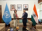 UN Women in India Country Representative Shoko Ishikawa presents her credentials