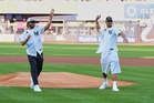 Brunson, Hart honored at Yankee Stadium