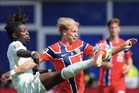 Dembele fires hat trick as France swats Norway