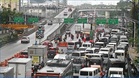 EDSA-White Plains closed to traffic due to large gathering