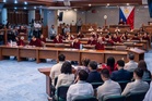 Protesters to senator-judges: ‘The people are watching’