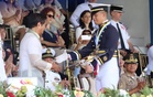 Marcos tells new merchant marines to lead with humility, integrity