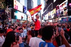 Argentina, Spain fans flood New York as city bids farewell to World Cup