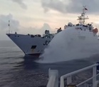 China Coast Guard fires water cannon at Philippine vessel in Bajo de Masinloc