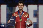 Russian fencer wins gold under his country flag