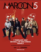 Maroon 5 sets February 2027 Manila concert