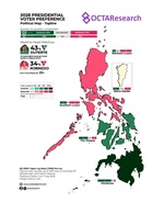 Duterte strong in Mindanao, Visayas; Robredo dominates Luzon — OCTA