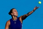 Sabalenka squeezes out a win on sixth match point in Cincinnati