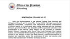 Malacañang suspends work, classes in NCR, 12 provinces