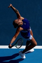 Sabalenka slams Wang to advance at Cincinnati