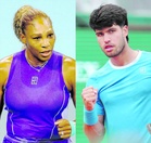 Serena, Alcaraz unite in US Open mixed doubles