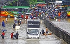 Heavy rainfall brings floods, lahar warning