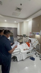 Romualdez under guard at hospital