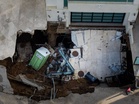 Driveway of coastal mansion owned by Nicolas Cage collapses