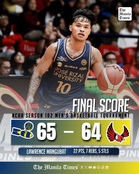 LOOK: JRU def. Mapúa (65-64)