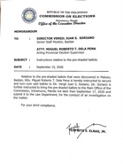Tampered ballots in Maluso off to Comelec main office for probe