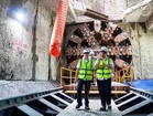 Marcos, Lopez inspect Metro Manila Subway Project’s first tunnel breakthrough
