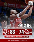 LOOK: San Beda def. Lyceum, (83-74)