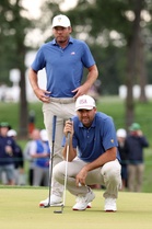 Scheffler and Burns finally win together
