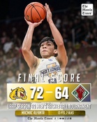 LOOK: NU def. UP (72-64)