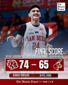 LOOK: San Beda def. Letran (74-65)