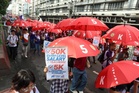 Lawmaker slams police dispersal of protesting teachers