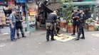 Assorted explosive materials left meters away from Camp Crame