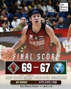 LOOK: UP def. Adamson, (69-67)