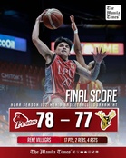 LOOK: Lyceum def. San Sebastián (78-77)