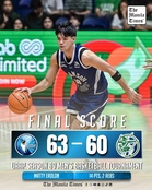 LOOK: Adamson def. DLSU, (63-60)