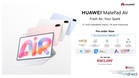 HUAWEI MatePad Air正式登陆马来西亚：5.3mm超薄机身、2.8K OLED柔光屏，售价RM3,999