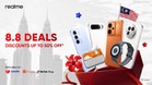 realme 8.8 国庆大促开跑:手机最高 50% 折扣