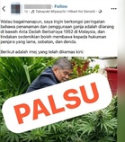 Fake: “Mat Sabu calls on civil servants to plant cannabis at home”?