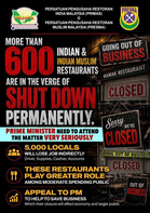 600 Indian, mamak restaurants, on verge of closure due to lack of workers, claim associations