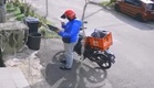 Woman’s parcel delivery: Now you see it, now you don’t (video)