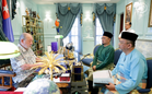 King receives briefing on Islamic affairs in Johor at Istana Pasir Pelangi