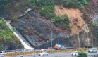 Left lane closed at Menora Tunnel landslide site as safety precaution