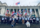Minister urges police reports over upside-down Jalur Gemilang protest in Australia