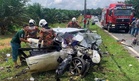 Family of four from Terengganu killed in five-vehicle crash near Simpang Renggam prison (video)