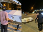 Coffin placed by roadside in Tanjung Karang sparks debate over anti-illegal racing message