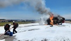 Subang Airport temporarily closed after helicopter fire