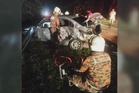 Kanak-kanak maut, 11 cedera nahas tiga kenderaan