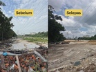 Tapak sisa perobohan di Jalan Tropicana semakin bersih, risiko Aedes dikawal