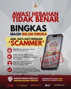 Permohonan BINGKAS belum dibuka, orang ramai diminta waspada 'scammer'