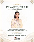 Datin Paduka Seri Afzaa Fadini dilantik Penaung Diraja Persatuan Arborist Malaysia