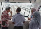 Sultan Selangor tinjau operasi LRT3 laluan Shah Alam