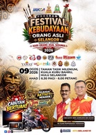 Festival Kebudayaan Orang Asli Selangor 9 Ogos, orang ramai dijemput hadir
